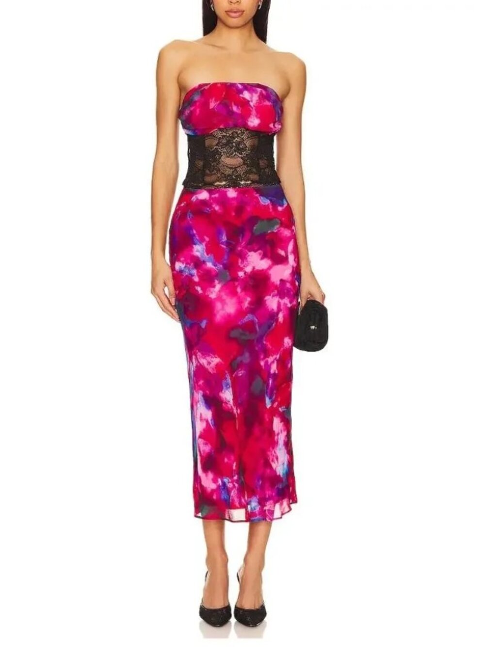 Lovers and Friends Phoenix Maxi Skirt and Tube Top Matching Set Size Medium